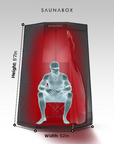 SaunaBox® Pulse: Infrared Sauna with Red-light Therapy