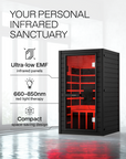 SaunaBox® Solara: Full Spectrum Infrared Sauna