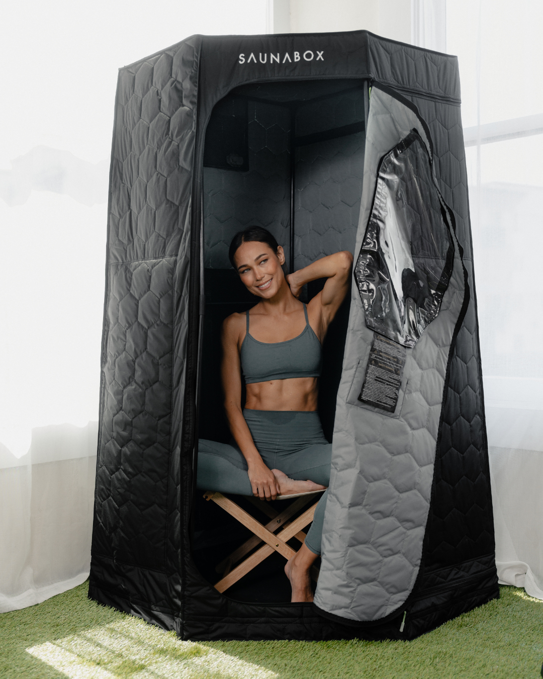 SaunaBox® Pulse: Infrared Sauna with Red-light Therapy