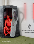 SaunaBox® Pulse: Infrared Sauna with Red-light Therapy